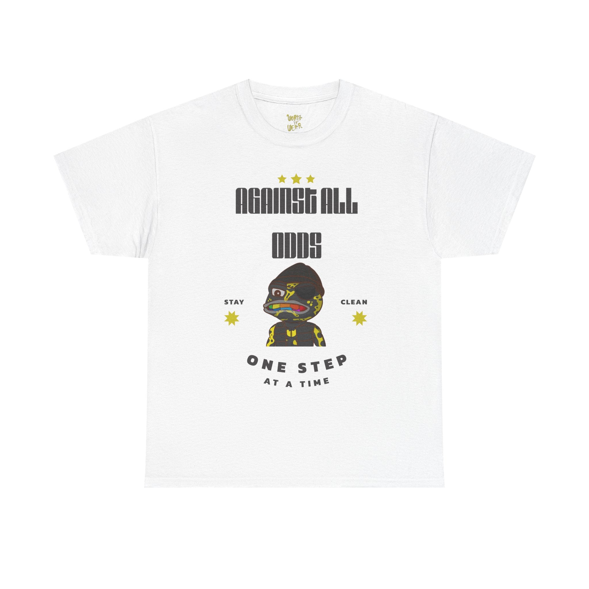 Graphic Tee — "One Step at a Time" Motivational Shirt (Worth It Wear)