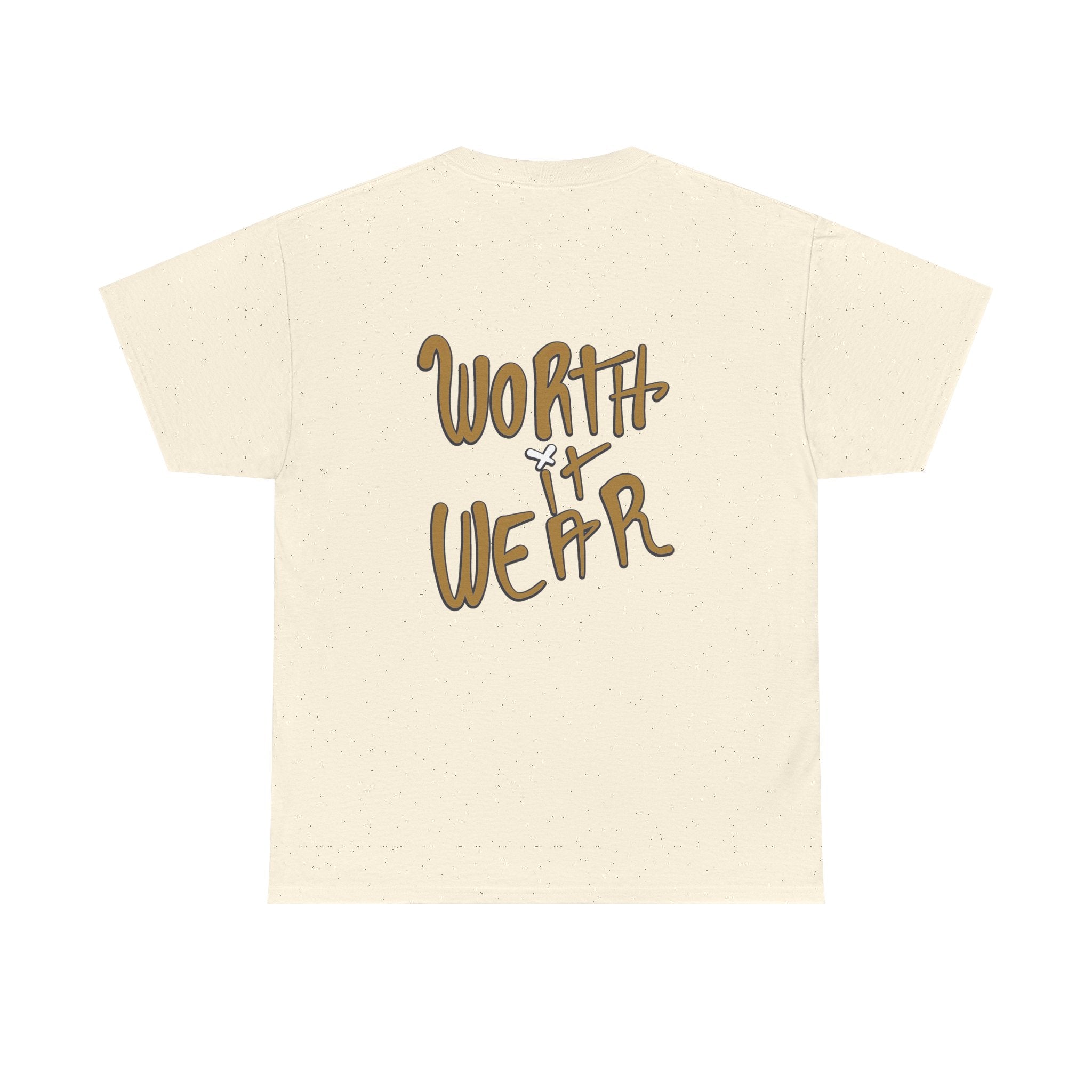 Be Here, Be Now T-Shirt — Inspirational Travel Graphic Tee ('Worth It' Back Design)