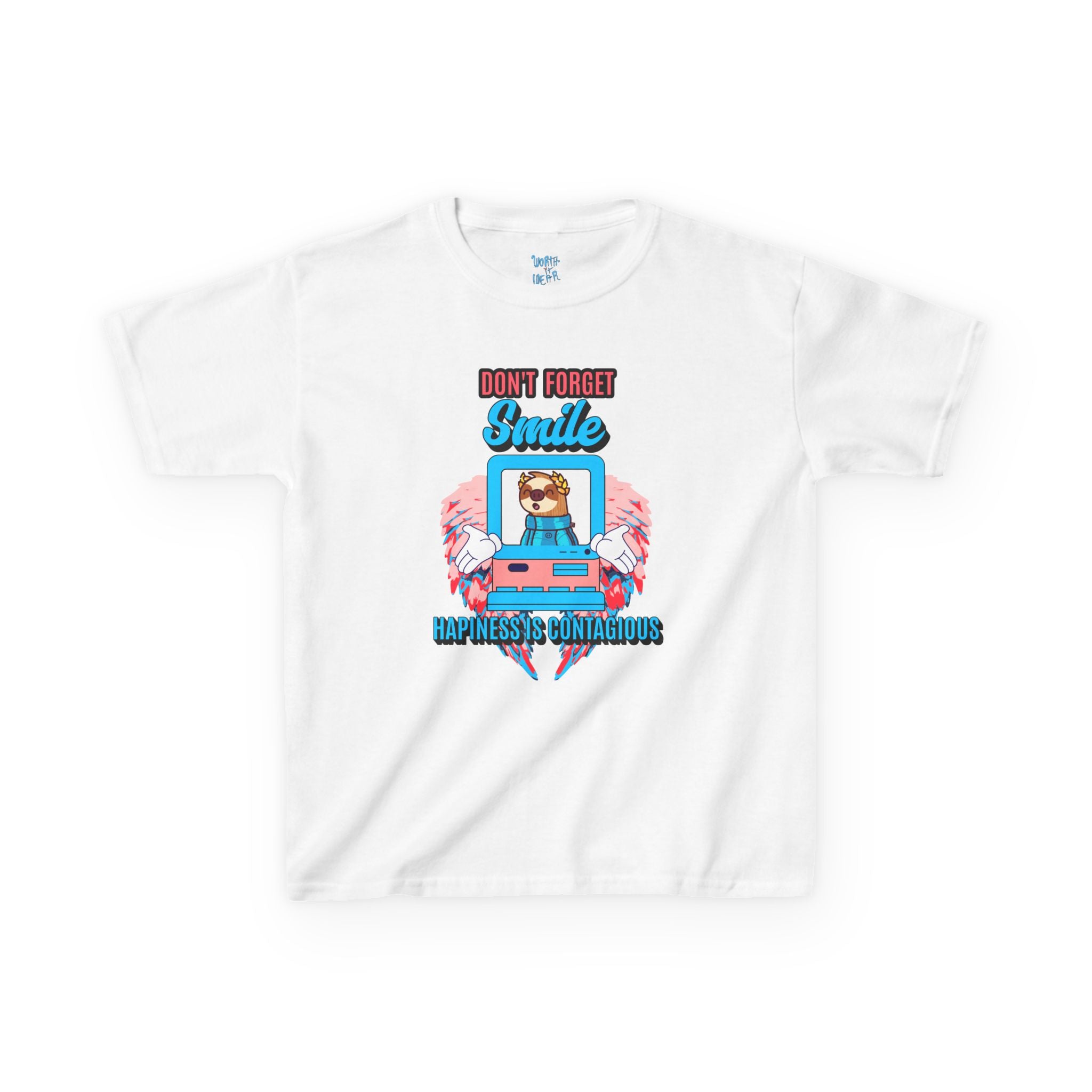 Don't forget smile X Sloooths NFT Collection Tee